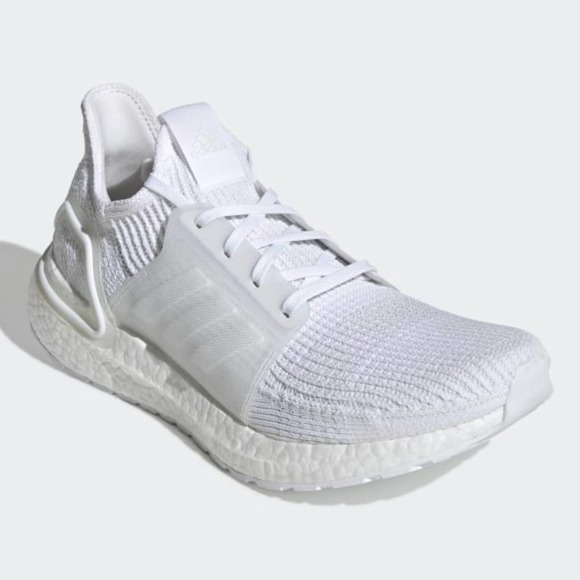 NWT Adidas Men's Ultraboost 19 Cloud White - Picture 1 of 8
